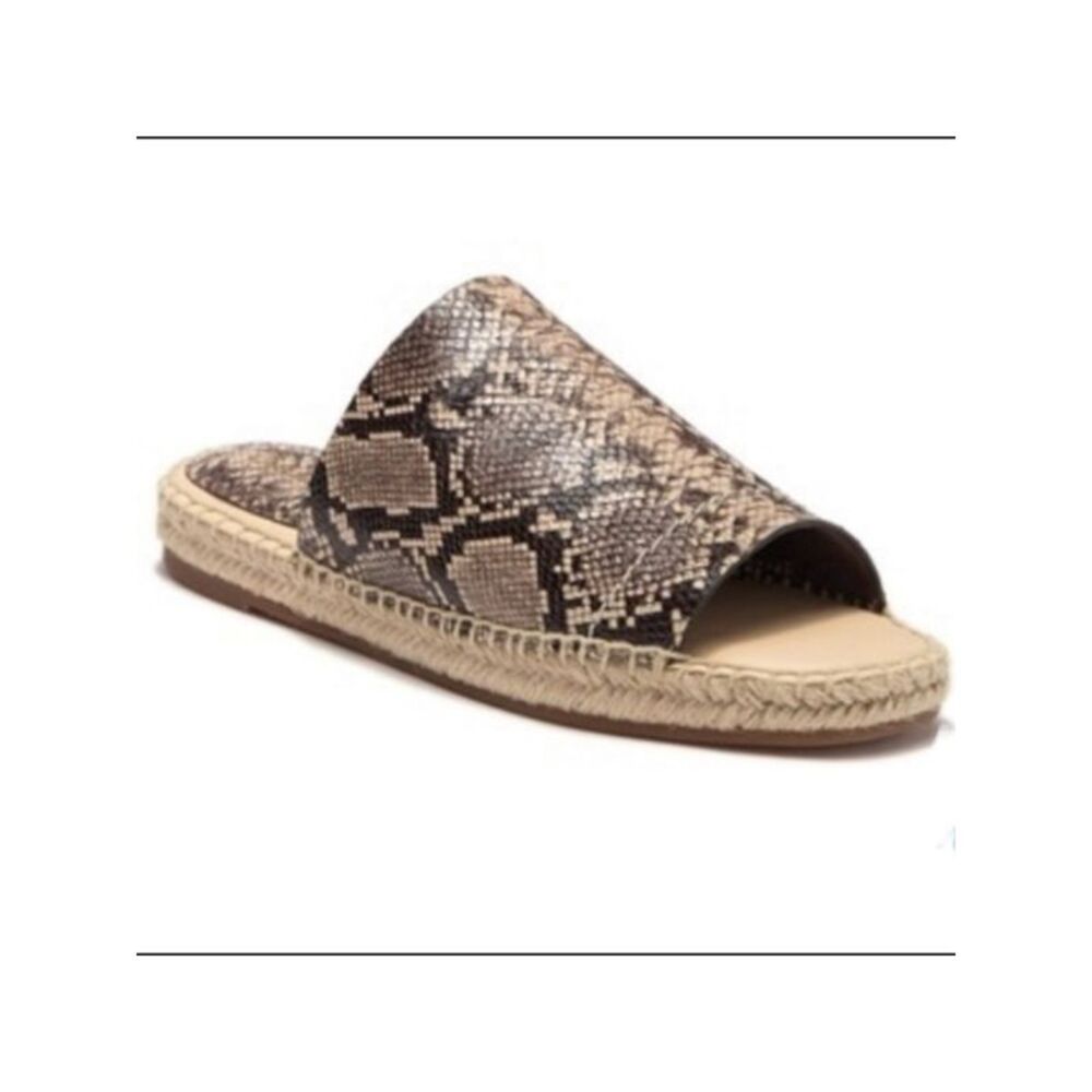 SPLENDID Womens Black Padded Thorpe Open Toe Slip On Espadrille Shoes 7 M